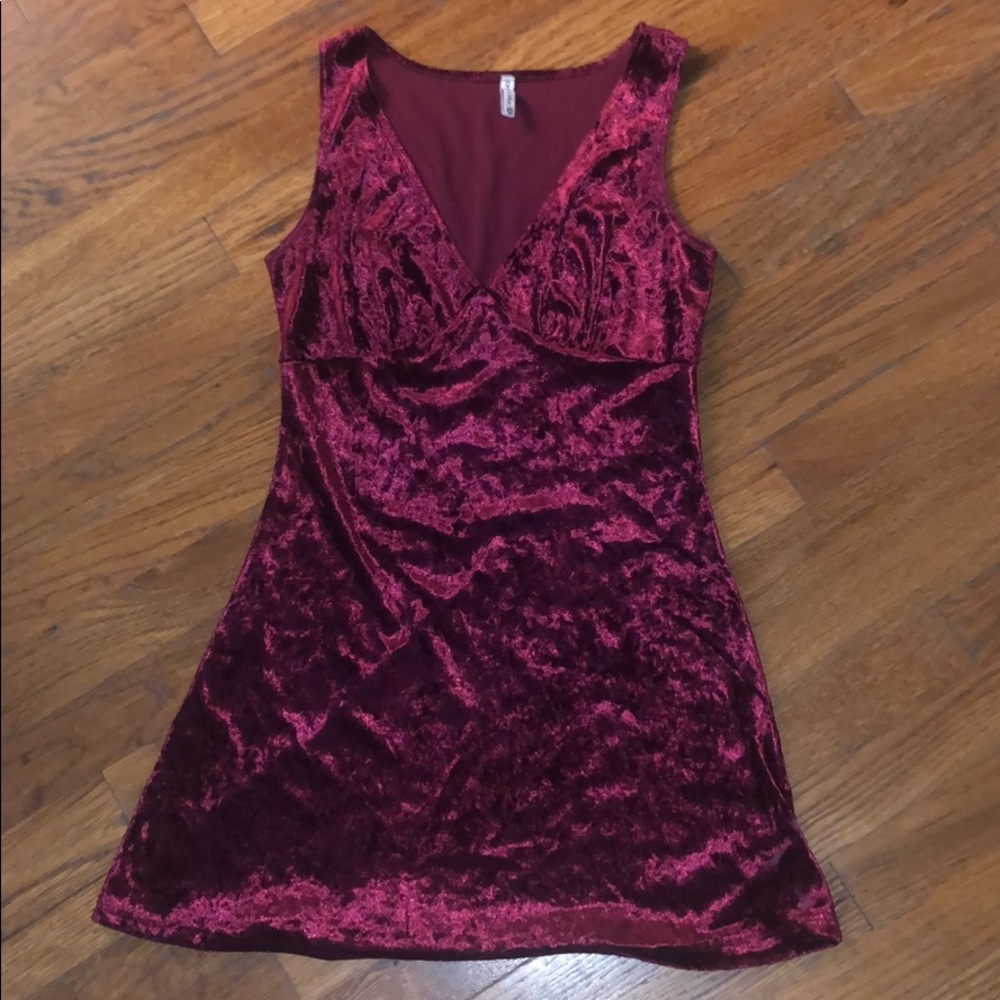 LF Emma & Sam Red Velvet Dress